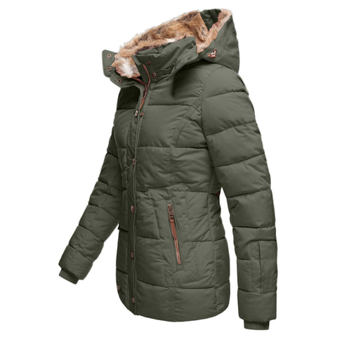 Livia - Warme Waterdichte Winterjas met Voering en Capuchon voor Dames